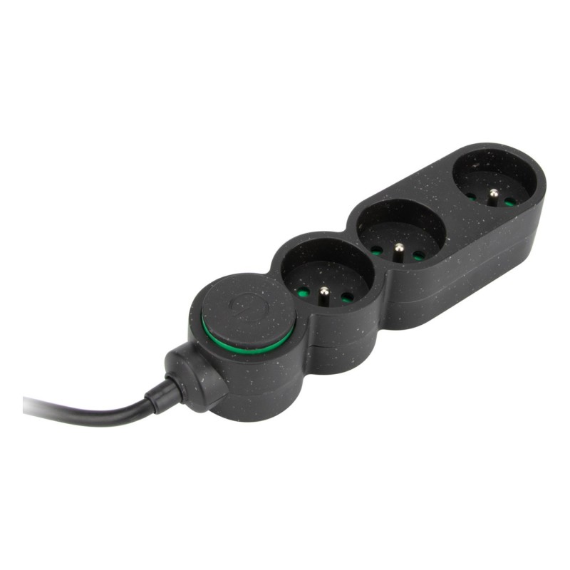 Zenitech Bloc multiprises 3 prises 16A - Câble 1,5 m - Noir