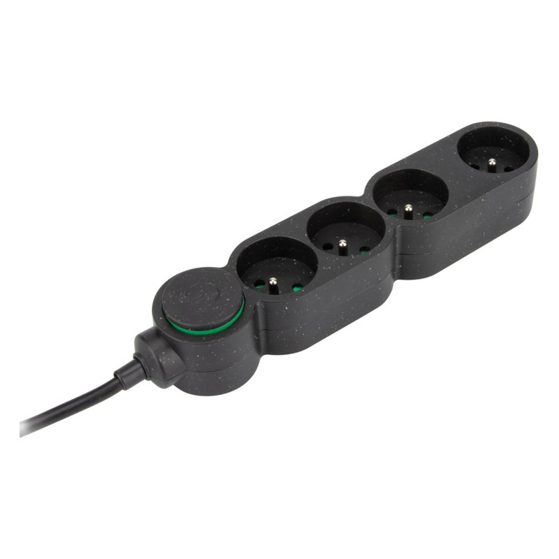 Zenitech Bloc multiprises 4 prises 16A - Câble 1,5 m - Noir