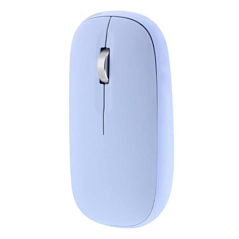 TNB Souris sans fil 2 en 1 Iclick - Bluetooth et dongle USB - Bleu