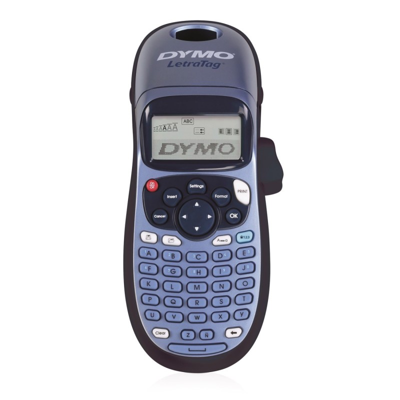 Dymo Etiqueteuse portable Letratag 100H avec clavier ABC - 1 ruban blanc