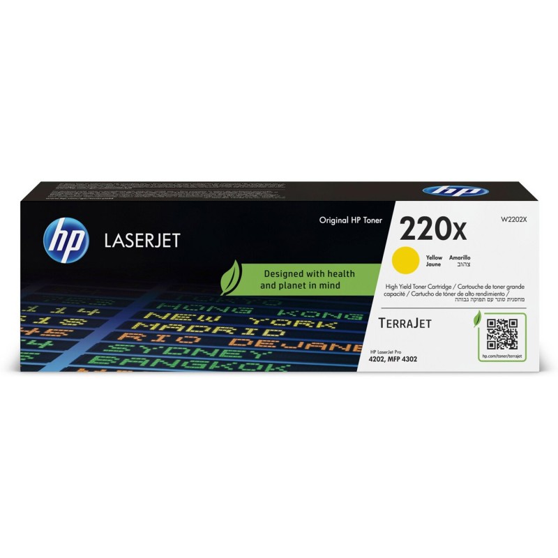 HP 220X Toner authentique W2202X -  Jaune