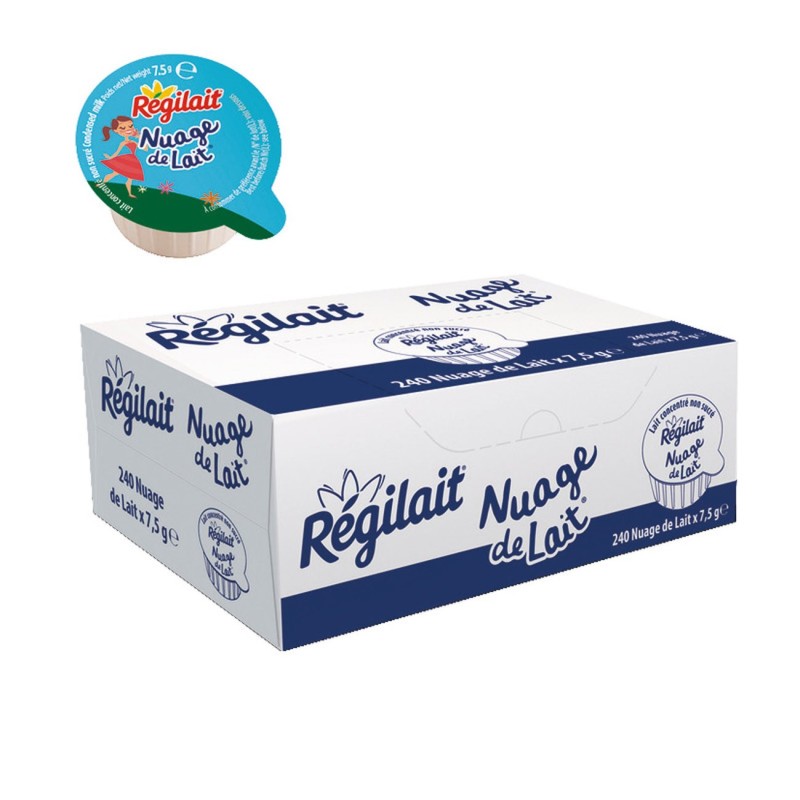 Regilait Lait entier concentré - Boîte de 240 coupelles
