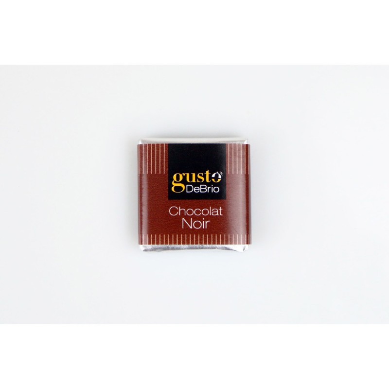 Gusto DeBrio Chocolats noir - Boîte de 200 carrés