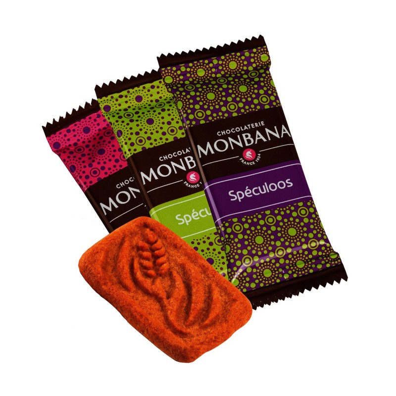 Monbana Biscuits Speculoos - Boîte de 300