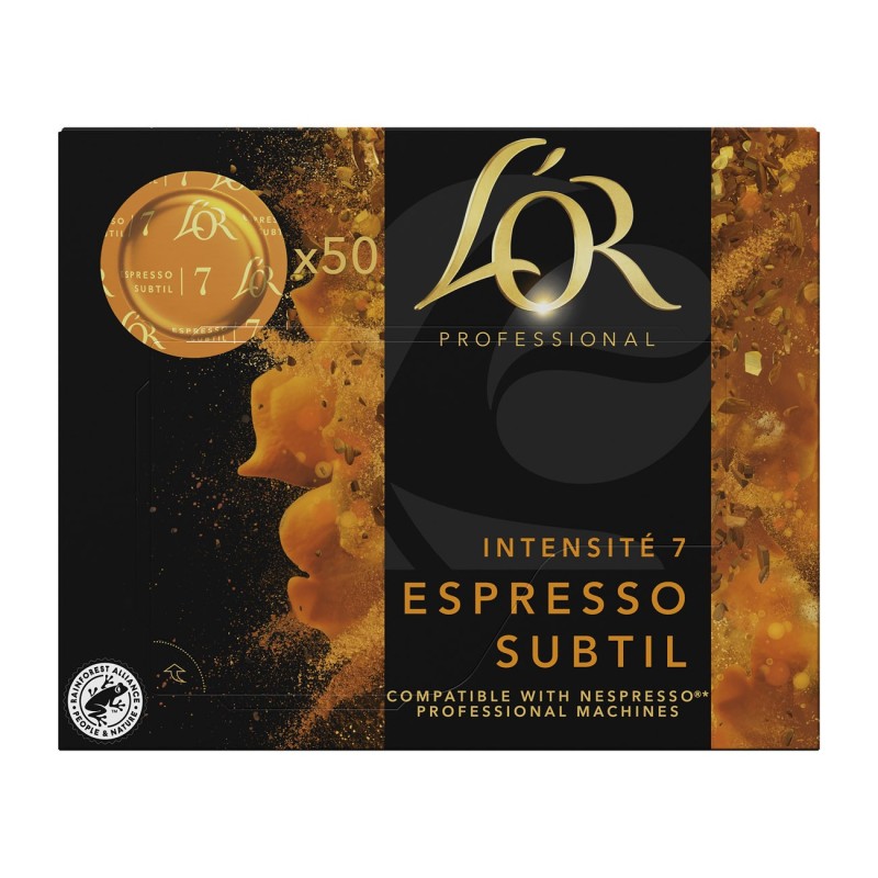 L'OR Professional Espresso subtil - intensité : 7 - boîte de 50 capsules