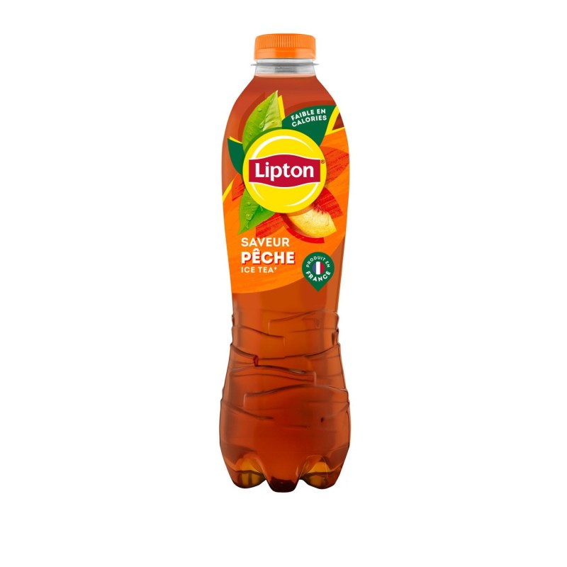 Lipton Ice Tea pêche - Lot de 6 bouteilles en PET 1,25L