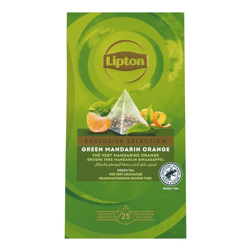 Lipton Exclusive Selection Thé mandarine orange - 25 sachets fraîcheur