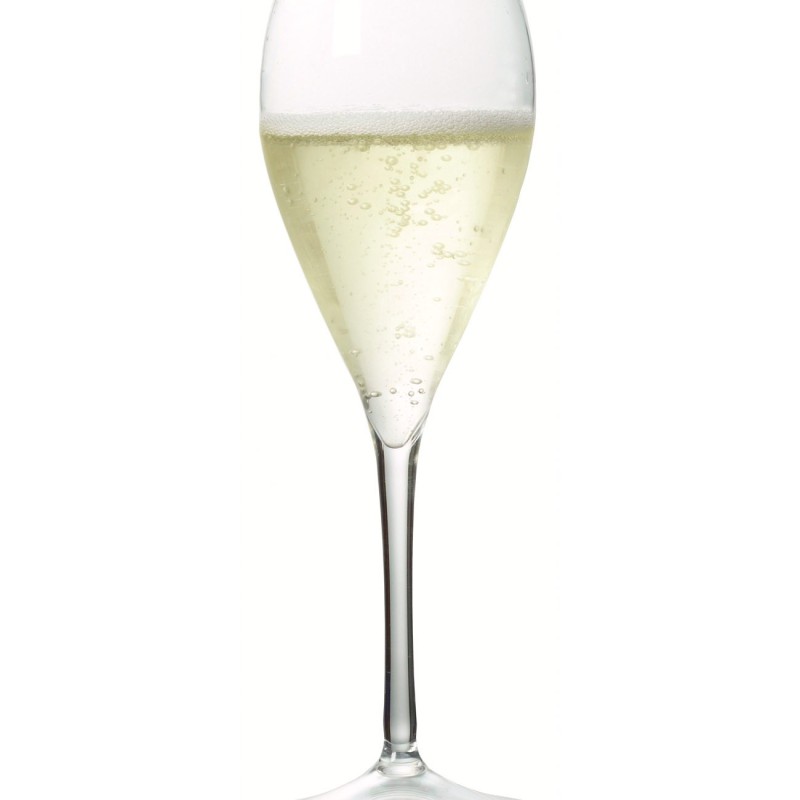 Flûte à champagne réutilisable en plastique 17 cl - Lot de 12