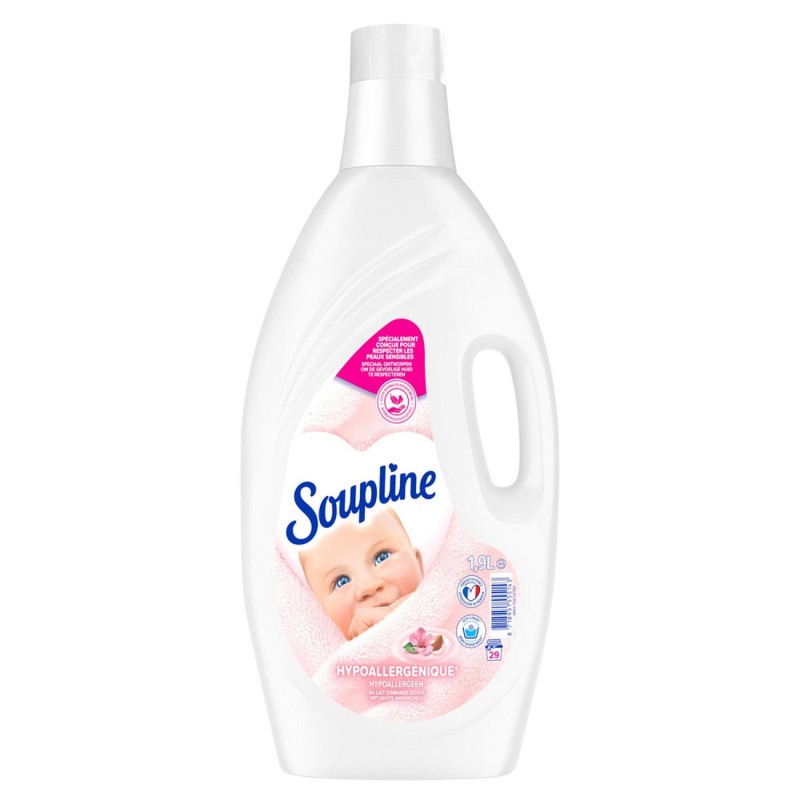Soupline Adoucissant textile hypoallergénique - Bidon 1,9 L
