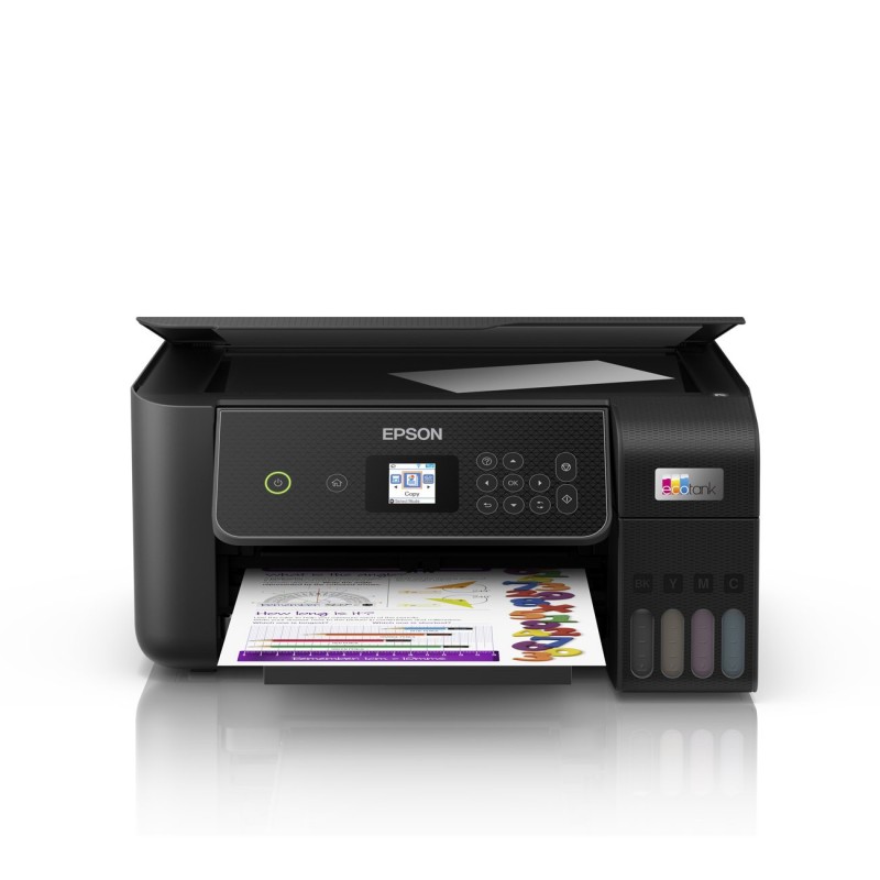 Epson EcoTank ET-2870 imprimante multifonction jet d'encre couleur A4 à réservoirs d'encre - Ecran LCD - Wifi