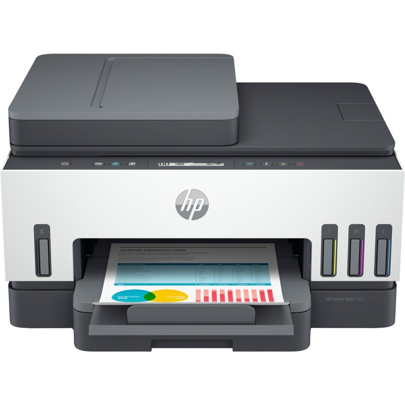 HP Smart Tank 7305 imprimante multifonction jet d'encre couleur A4 à réservoirs d'encre - Wifi, réseau, bluetooth, usb