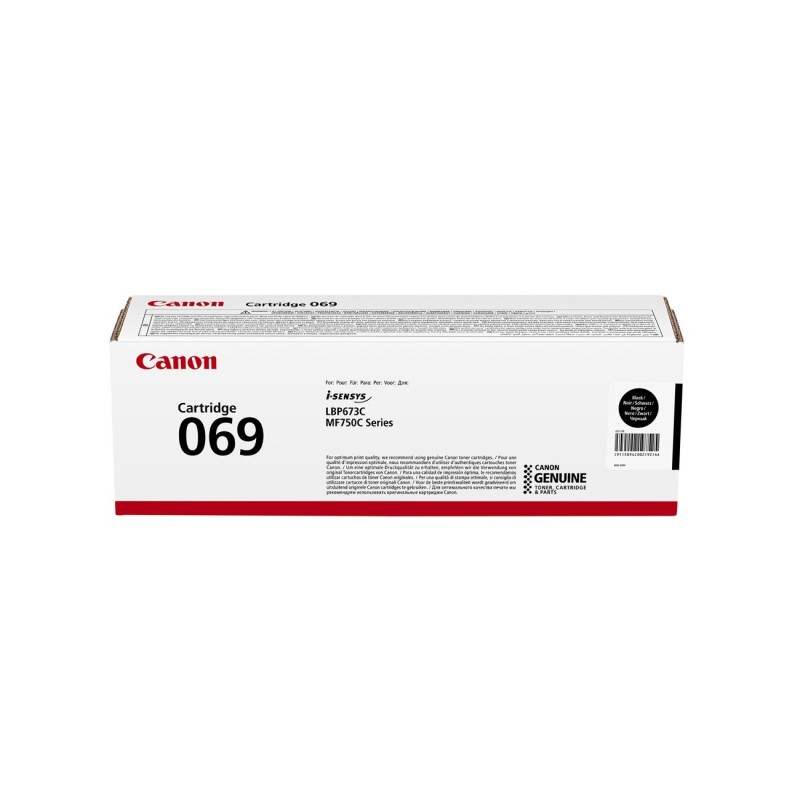 Canon 069 BK Toner authentique 5094C002 - Noir