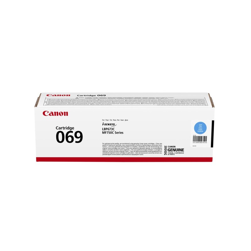 Canon 069 C Toner authentique 5093C002 - Cyan
