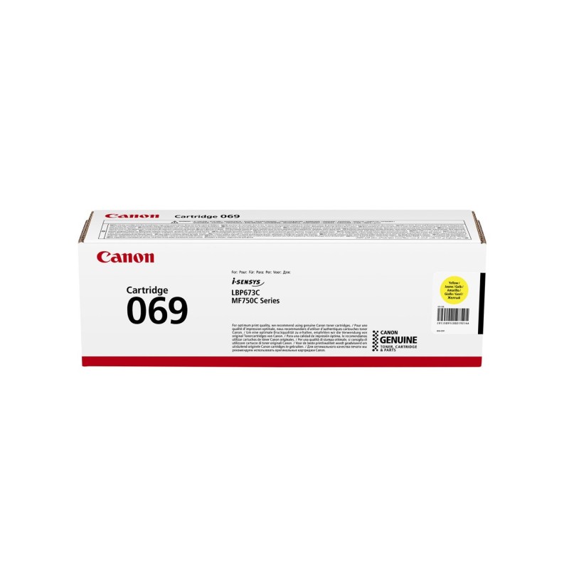 Canon 069 Y Toner authentique 5091C002 - Jaune