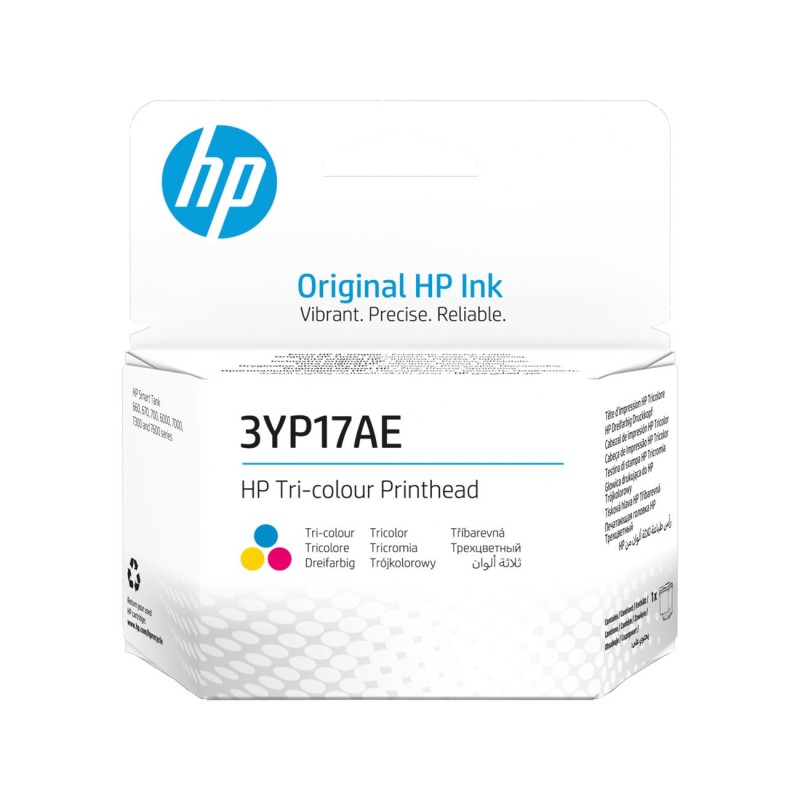 HP 3YP17AE Tête d'impression authentique - 3 couleurs