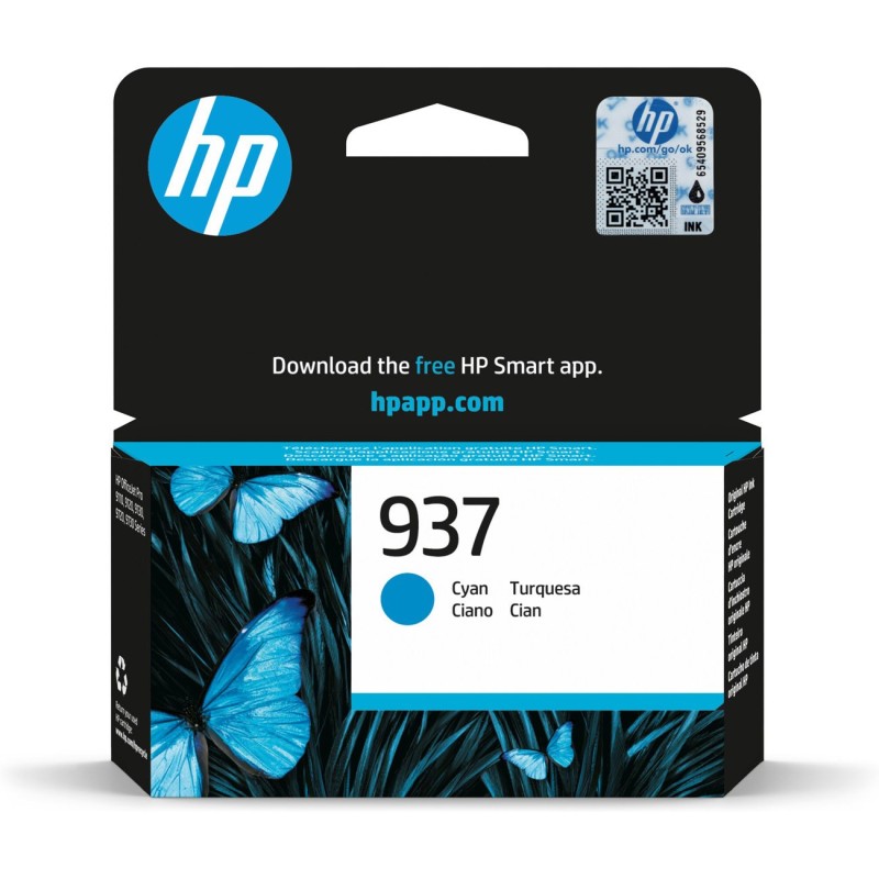 HP 937 Cartouche d'encre authentique 4S6W2NE - Cyan