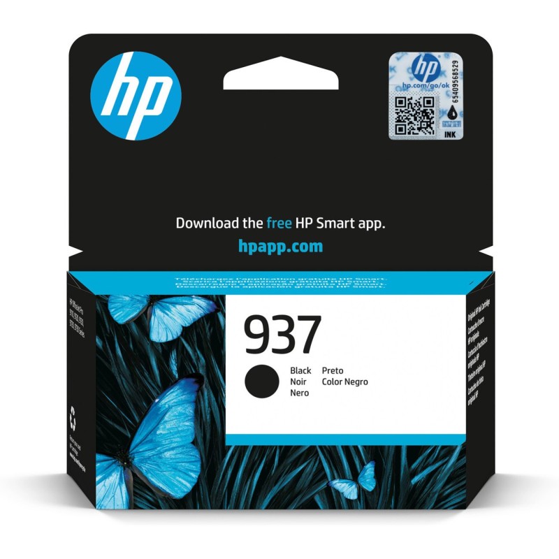 HP 937 Cartouche d'encre authentique 4S6W5NE - Noir