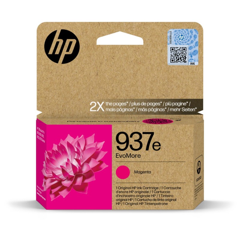 HP 937E Cartouche d'encre authentique Evomore 4S6W7NE - Magenta