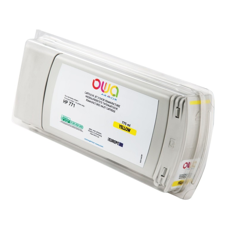 OWA Cartouche d'encre compatible HP 771 - B45166OW - Jaune