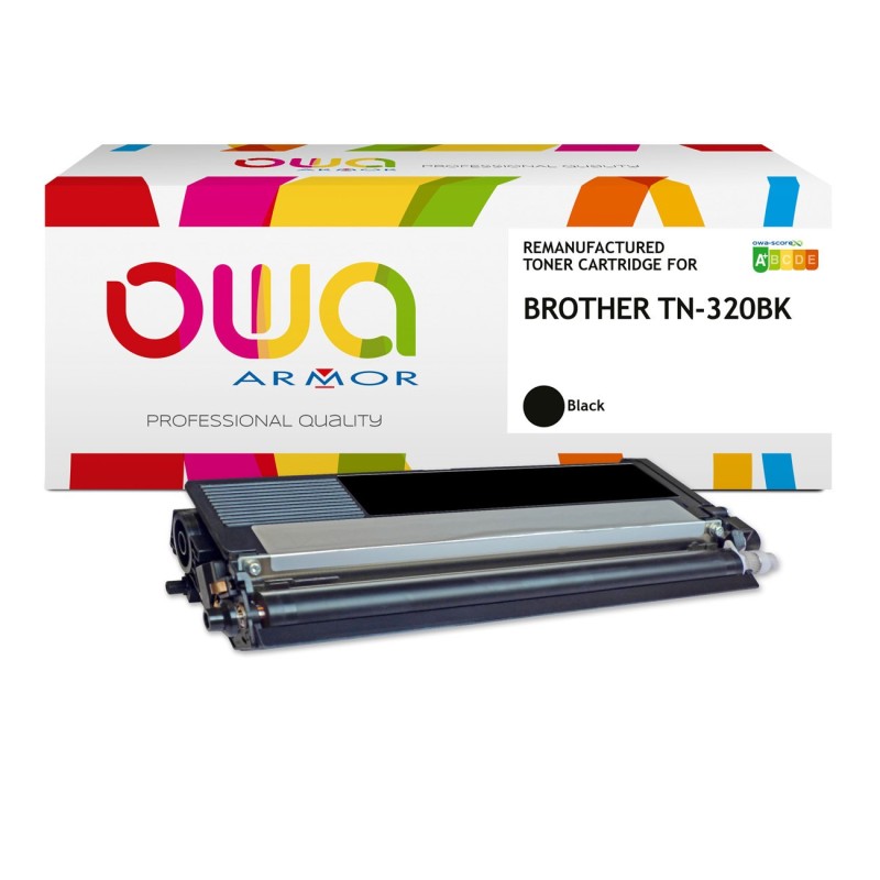 OWA Toner compatible BROTHER TN320 - K15454OW - Noir
