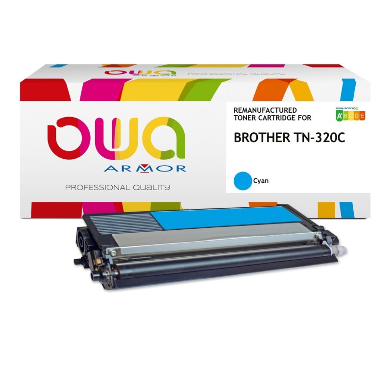 OWA Toner compatible BROTHER TN320 - K15455OW - Cyan