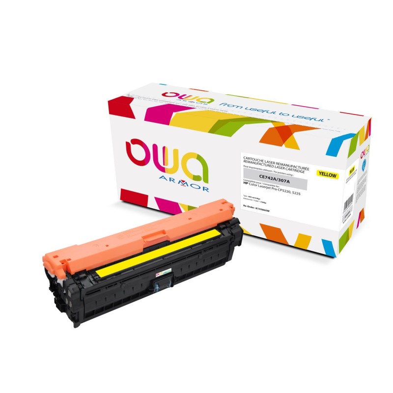 OWA Toner compatible HP 307A - K15586OW - Jaune