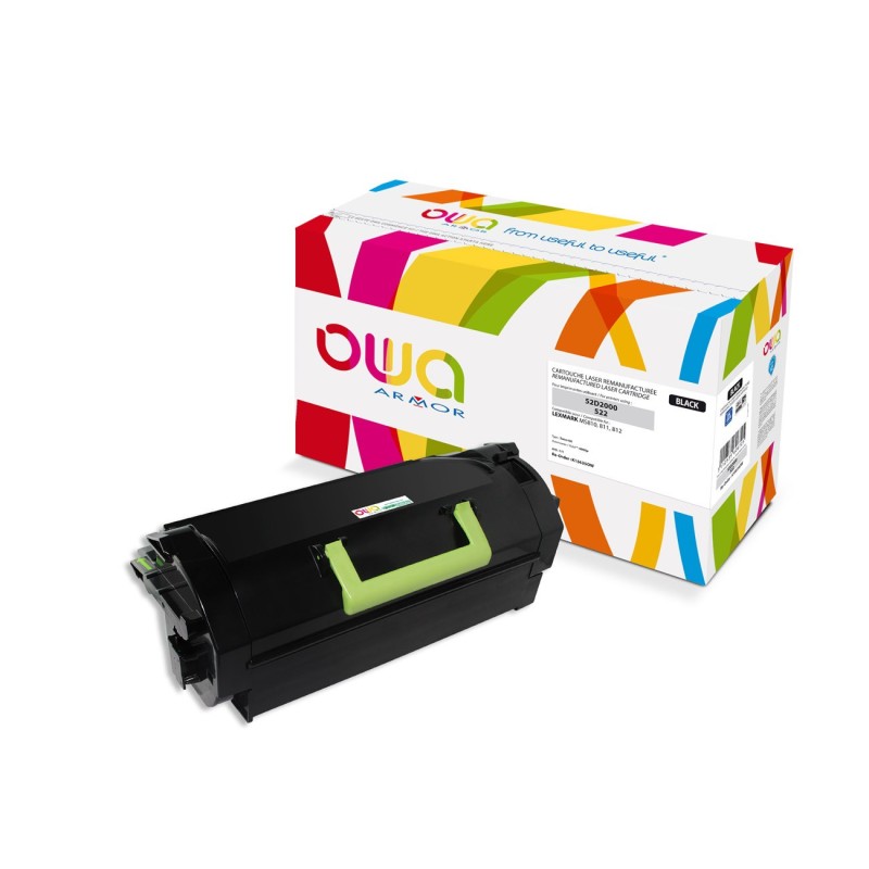 OWA Toner compatible LEXMARK 522 - K15635OW - Noir