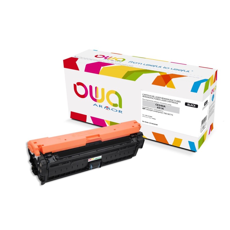 OWA Toner compatible HP 651A - K15836OW - Noir