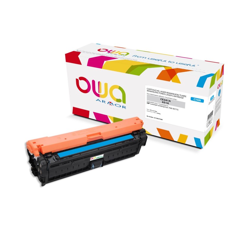 OWA Toner compatible HP 651A - K15837OW - Cyan