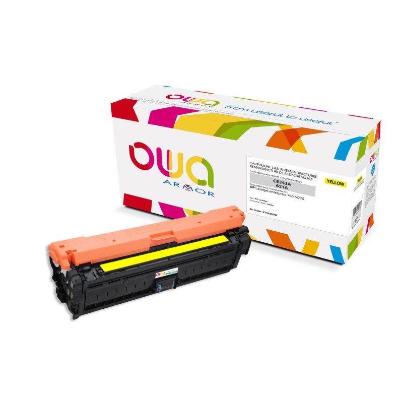 OWA Toner compatible HP 651A - K15839OW - Jaune