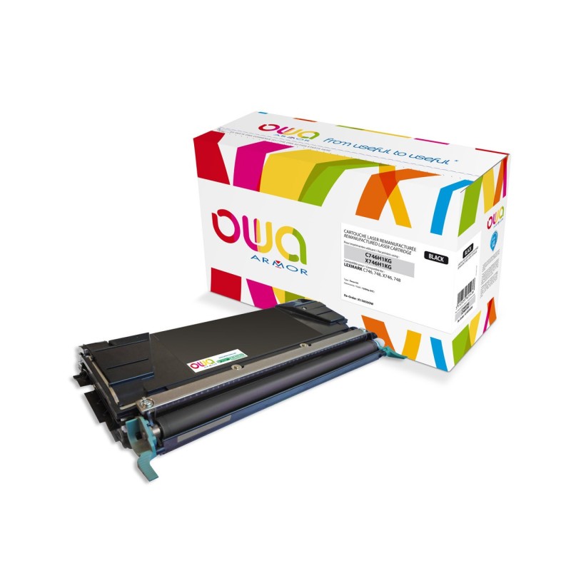 OWA Toner compatible LEXMARK X748 - K15850OW - Noir