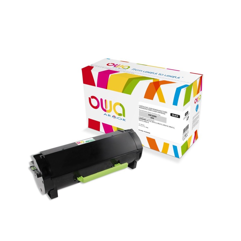 OWA Toner compatible LEXMARK 502 - K16025OW - Noir