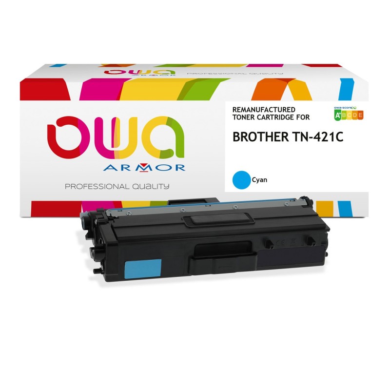 OWA Toner compatible BROTHER TN421 - K18058OW - Cyan