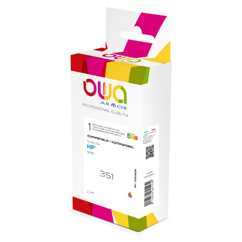OWA Cartouche d'encre compatible HP 351 CB337EE - K20268OW - Tricolore