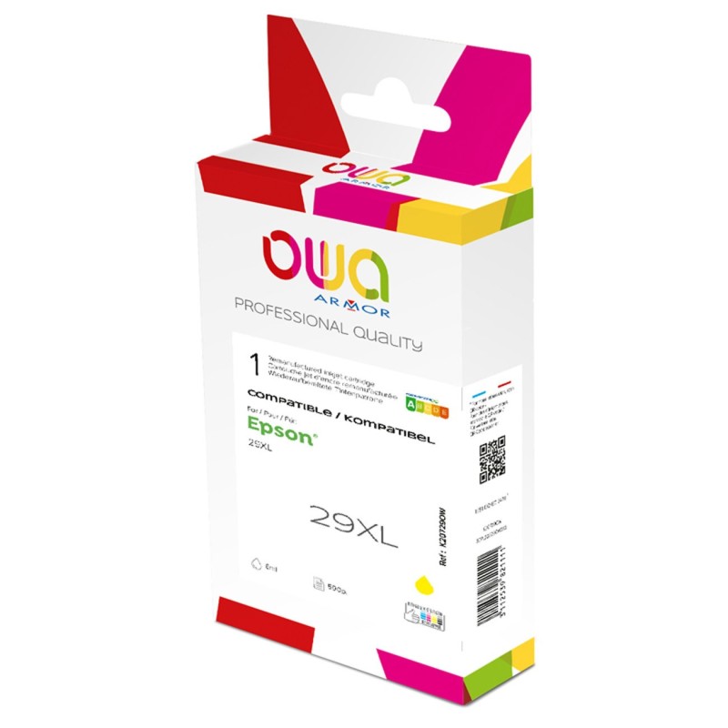OWA Cartouche d'encre compatible EPSON 29XL - K20729OW - Jaune