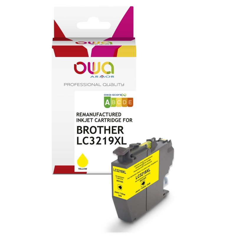 OWA Cartouche d'encre compatible BROTHER LC3219XL - K20783OW - Jaune