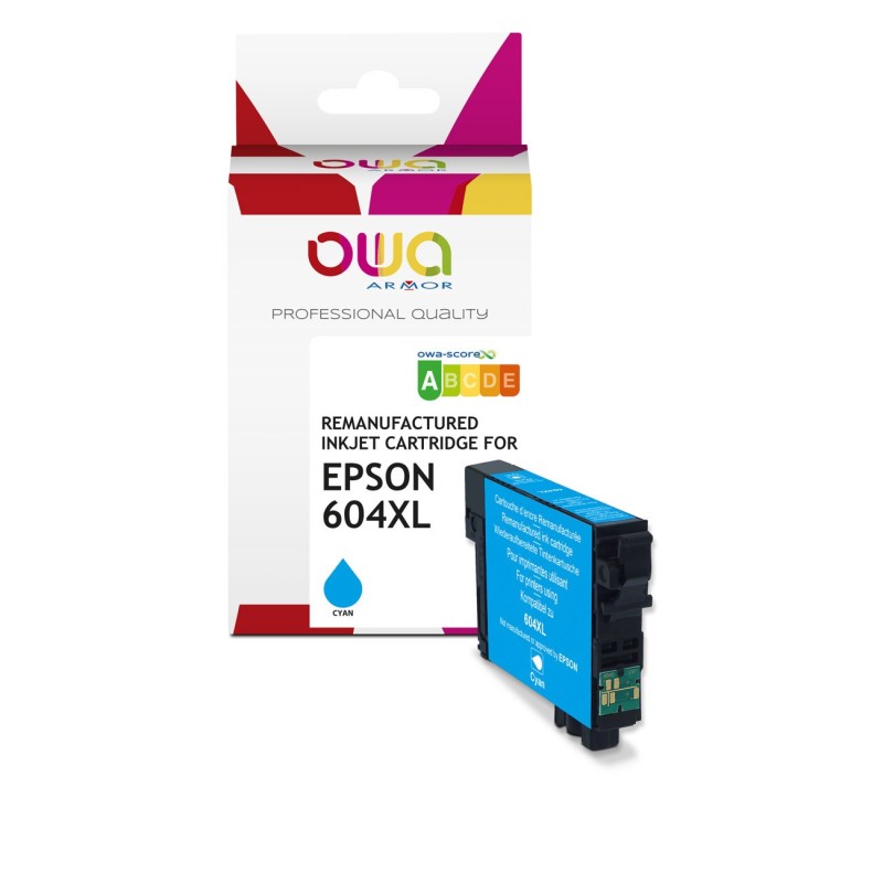 OWA Cartouche d'encre compatible EPSON 604XL - K20986OW - Cyan