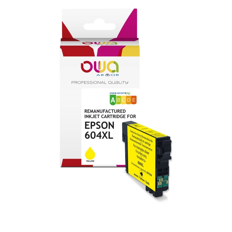 OWA Cartouche d'encre compatible EPSON 604XL - K20988OW - Jaune