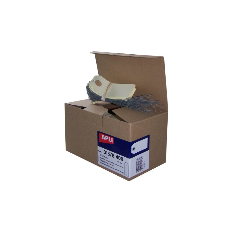 AGIPA 101578 Etiquettes américaines 80 x 38 mm avec fil de fer - Boîte de 400
