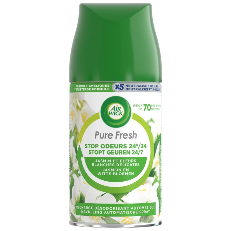 Air Wick Recharge pour diffuseur Pure Fresh Parfum jasmin - 250 ml