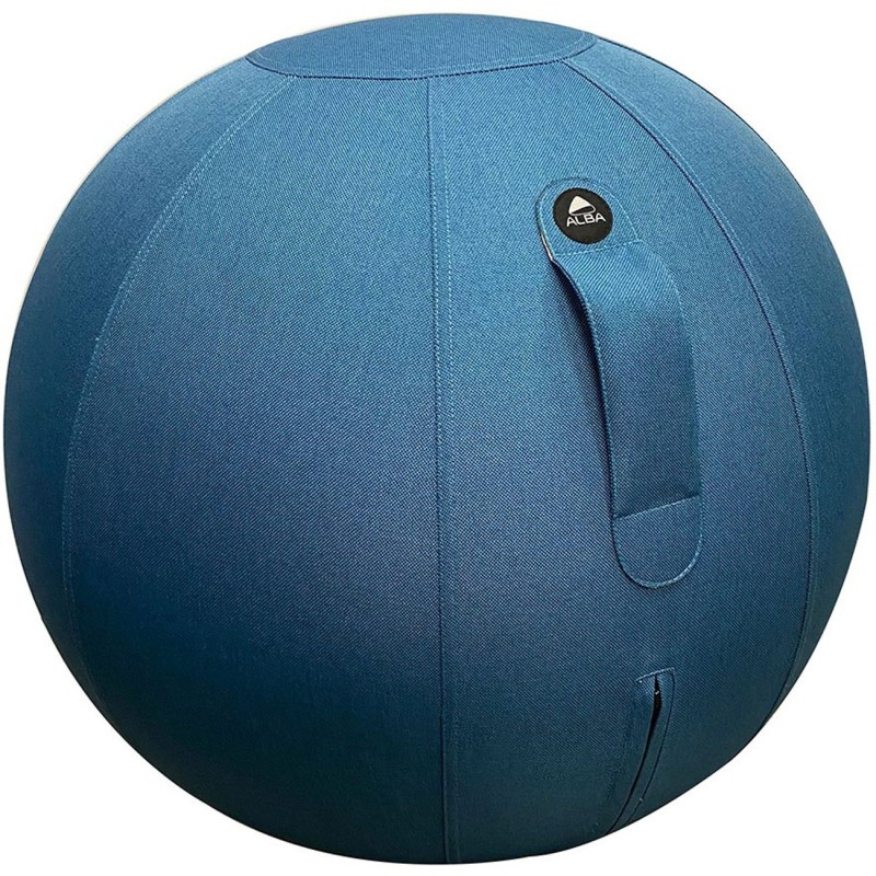 Alba ErgoBall - Siège ballon ergonomique - Tissu Bleu
