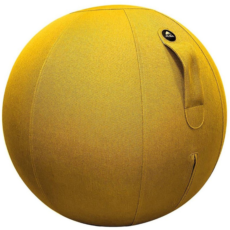 Alba ErgoBall - Siège ballon ergonomique - Tissu Jaune