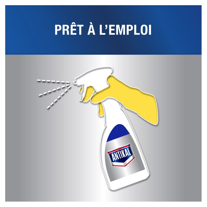 Antikal professional Détartrant nettoyant et désinfectant - Spray 750 ml