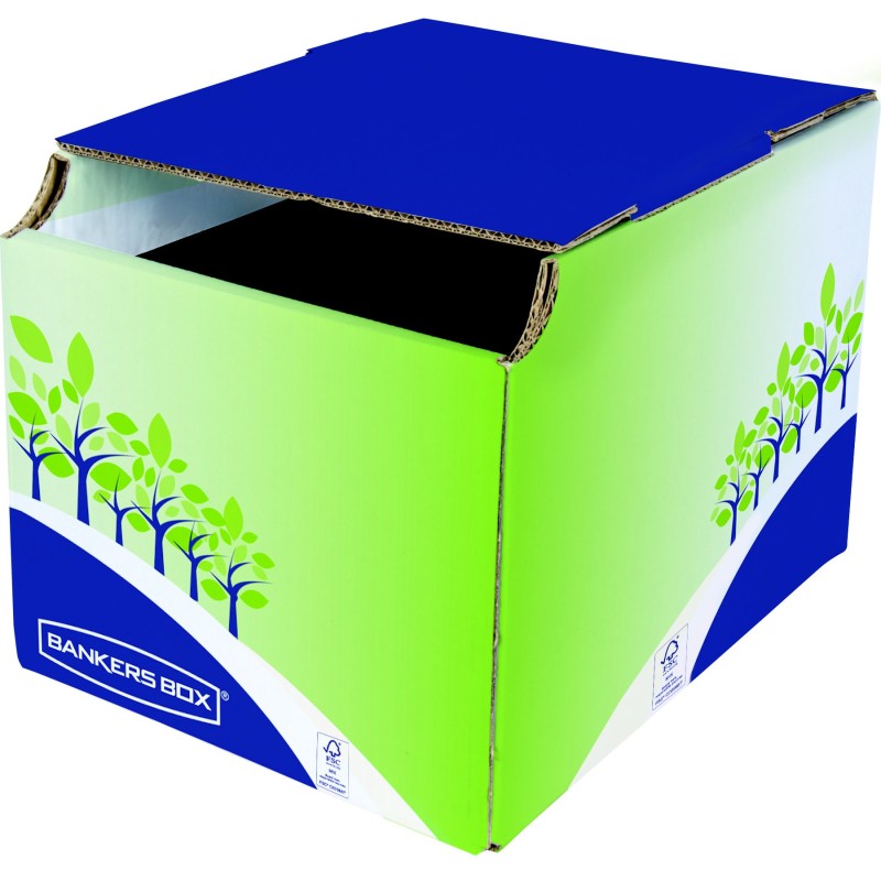 Bankers Box Corbeille de tri sélectif pour le recyclage des papiers - 16L