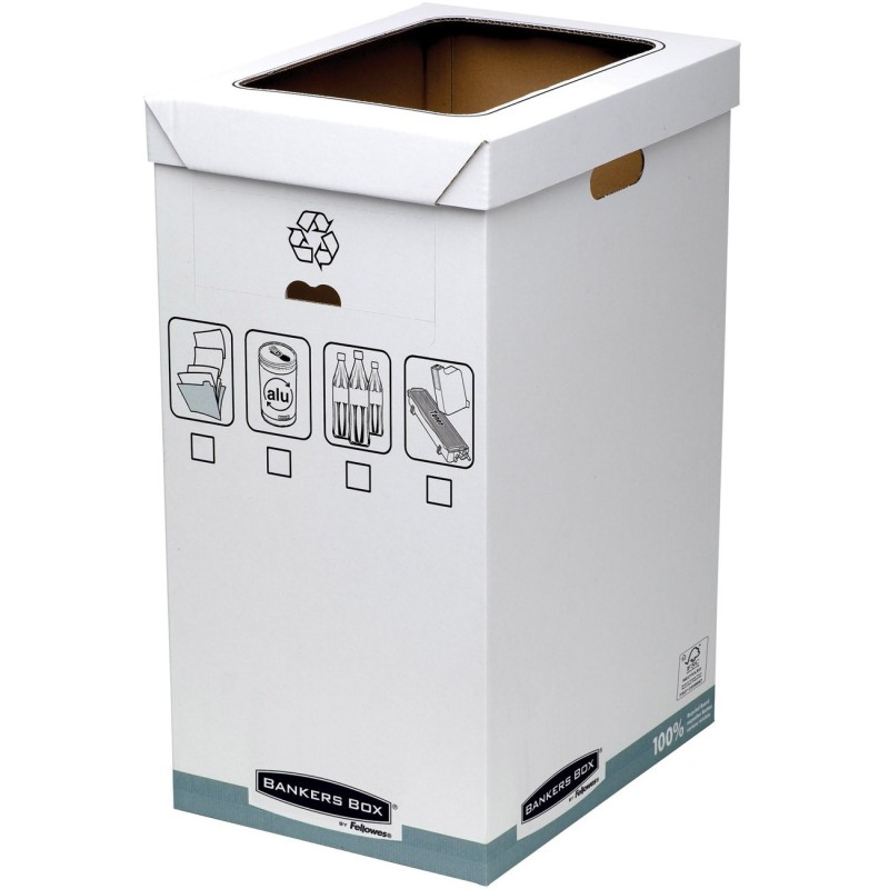 Bankers Box Corbeille de tri sélectif pour le recyclage des papiers - 90L