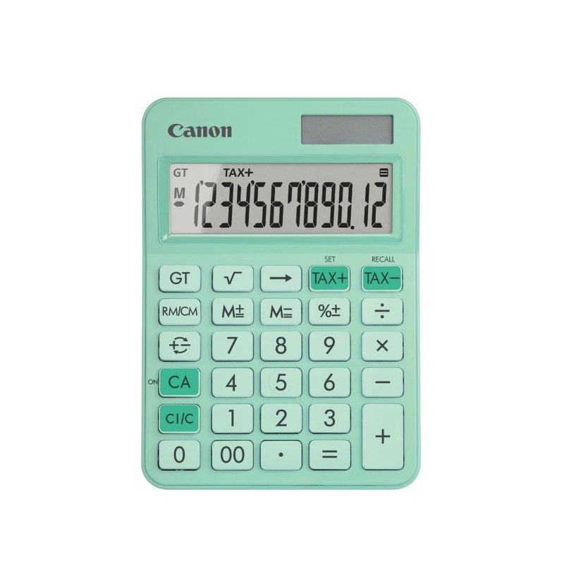 Canon Calculatrice de bureau LS125KB - 12 chiffres - Vert