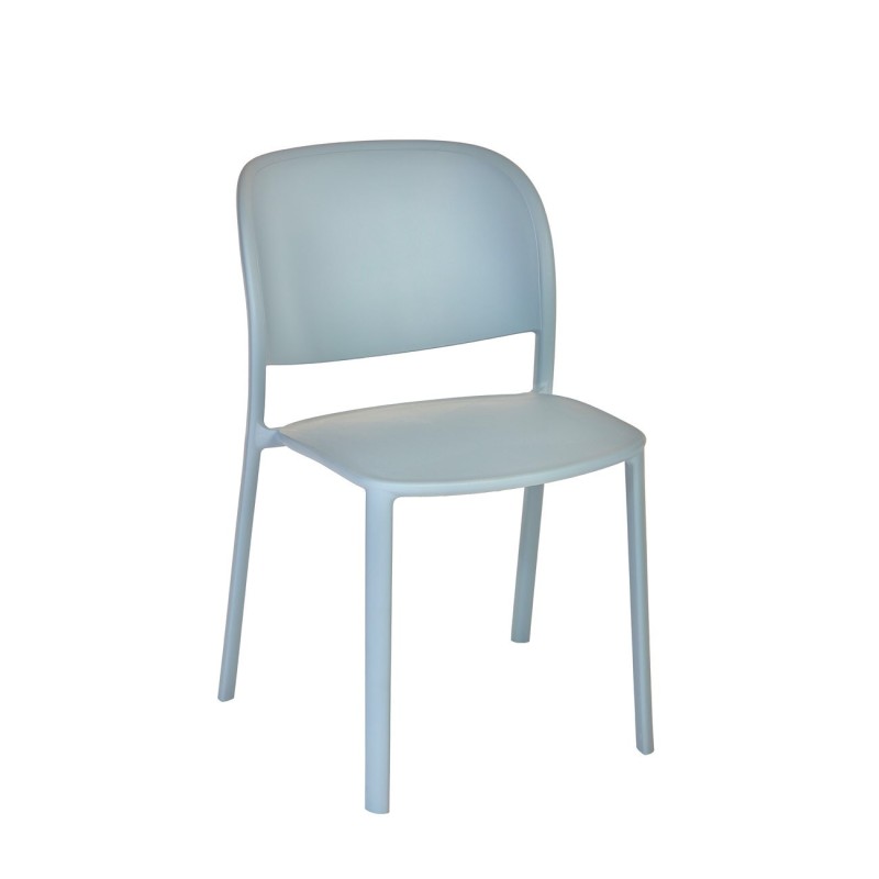 Chaise d’extérieur Lucia en Polypropylène empilable - Bleu