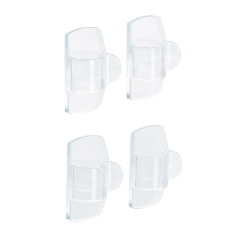 Command Pince de fixation de câble - Lot de 4 - Transparent