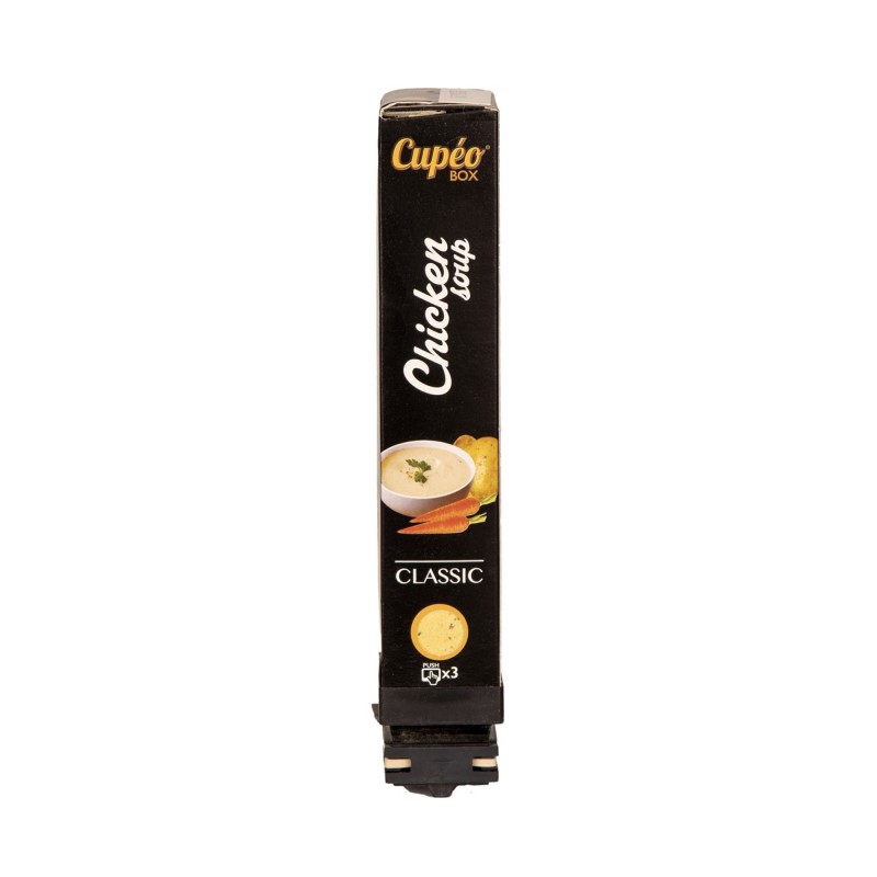 Cupéo Cartouche potage poulet instantané pour distributeur boisson chaude JEDE - 70 tasses