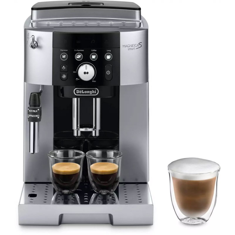 Delonghi Magnifica S Smart Machine à café expresso Premium automatique avec broyeur grains  - Noir et aluminium